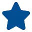 5-star customer rating icon
